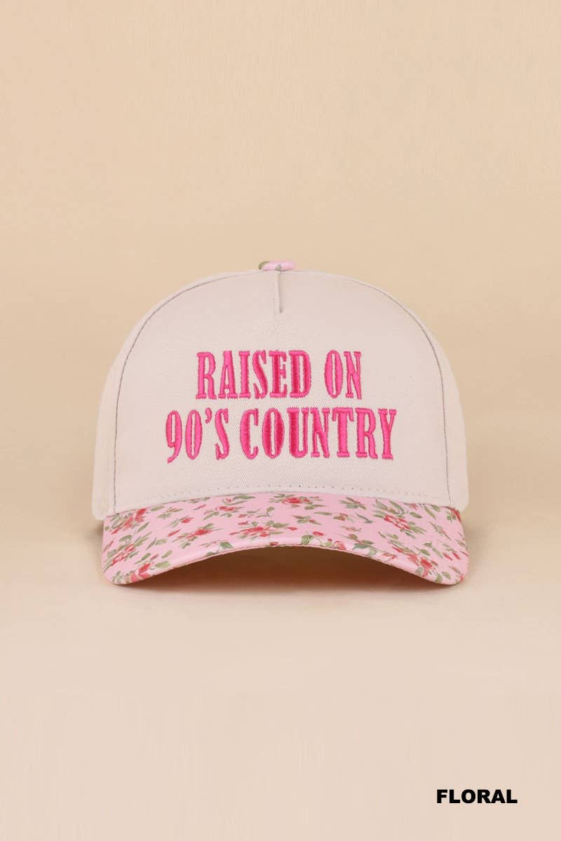 Raised On 90's Country Two Tone Snapback Hat