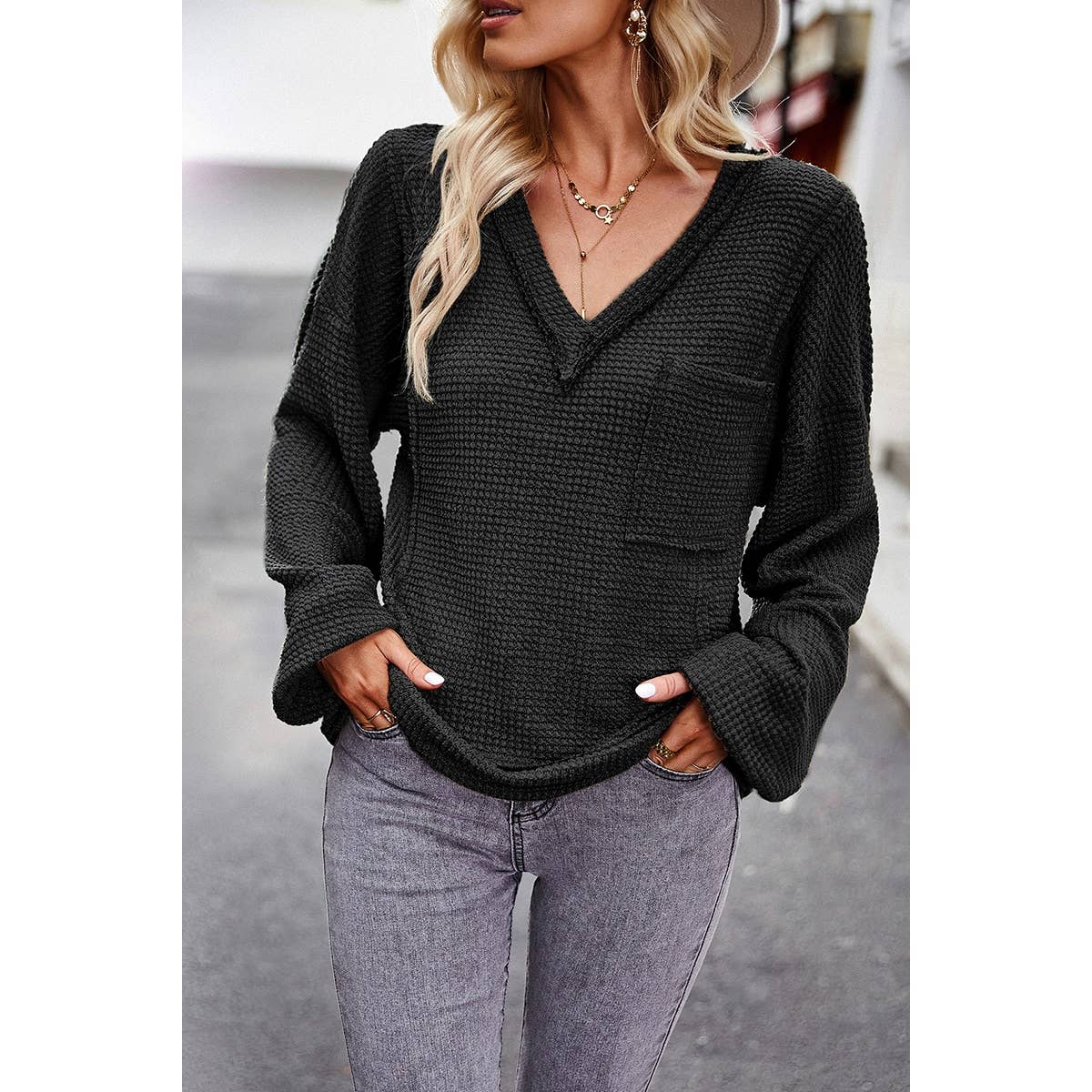 Vicki Batwing Sleeve Pullover