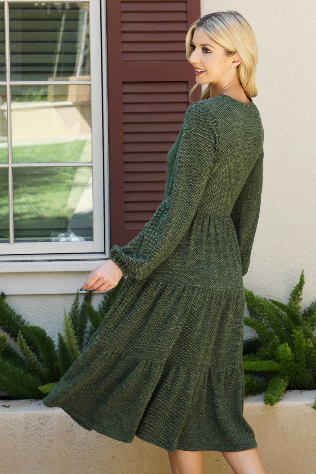 Susan Knit Tiered Dress