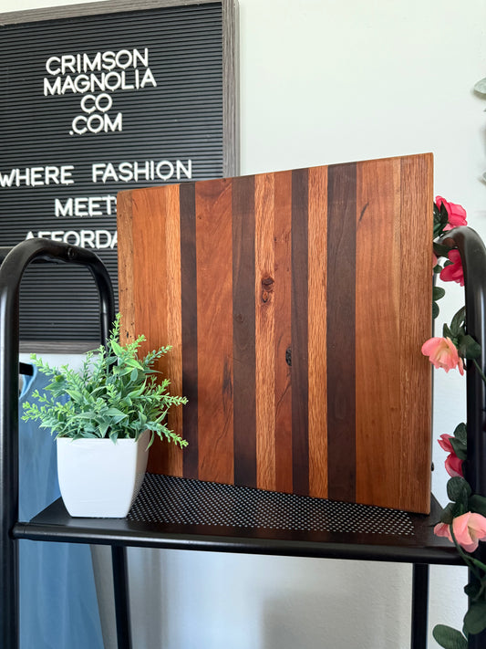 Handmade solid wood cutting board