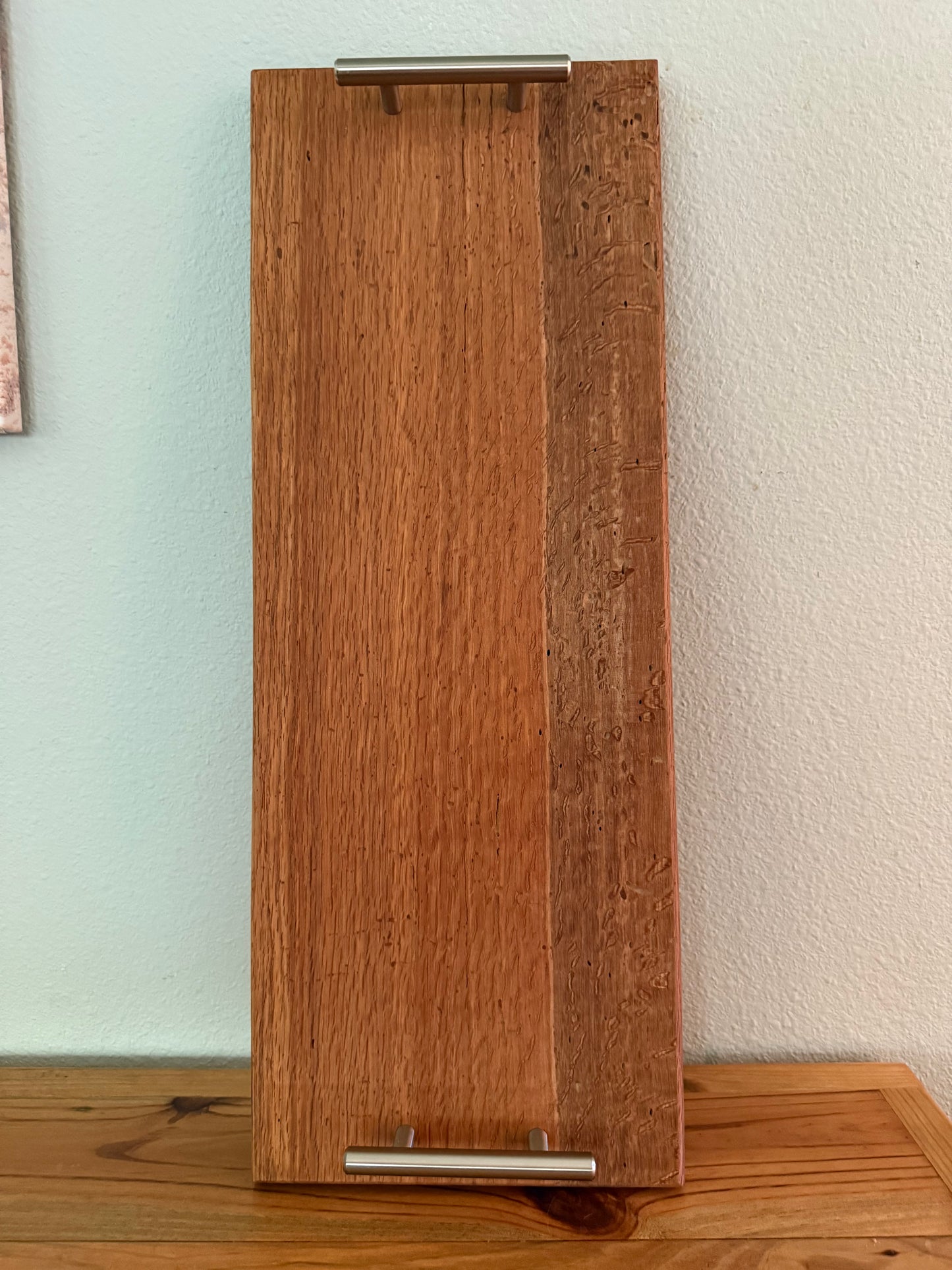 Handmade oak charcuterie tray