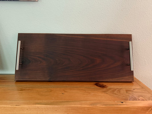 Handmade walnut charcuterie tray