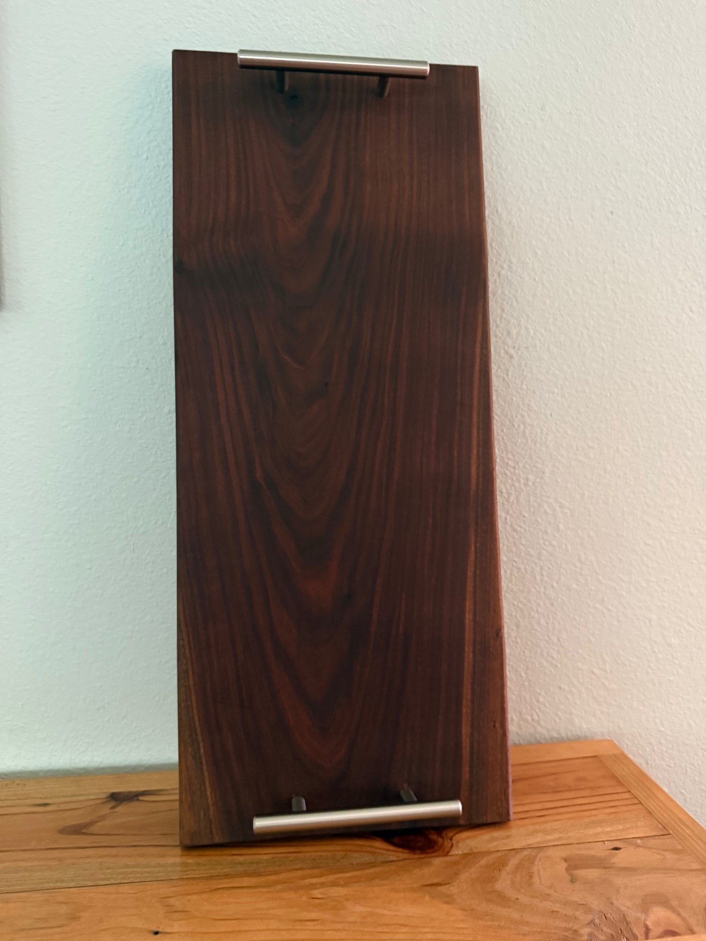 Handmade walnut charcuterie tray
