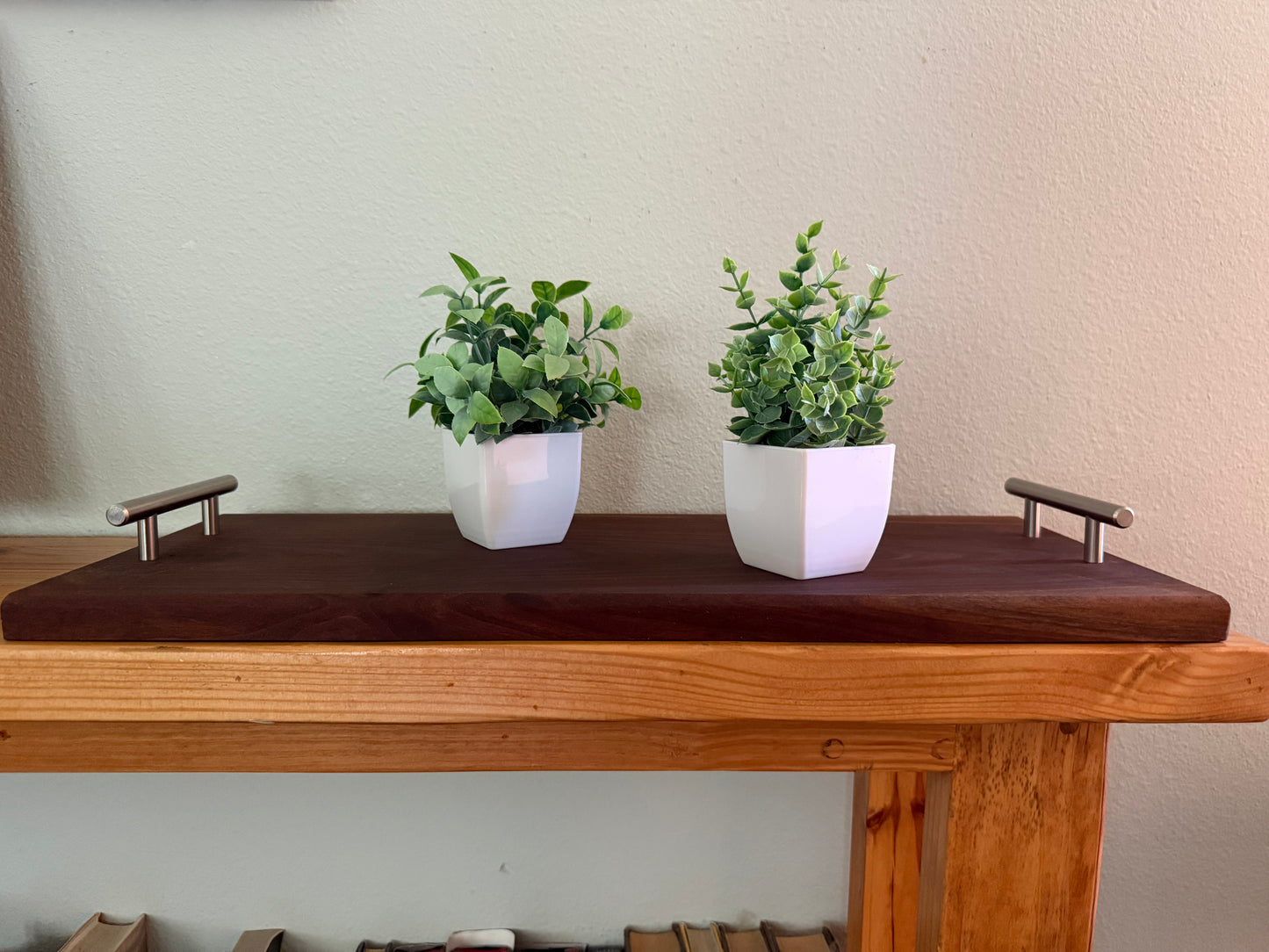 Handmade walnut charcuterie tray