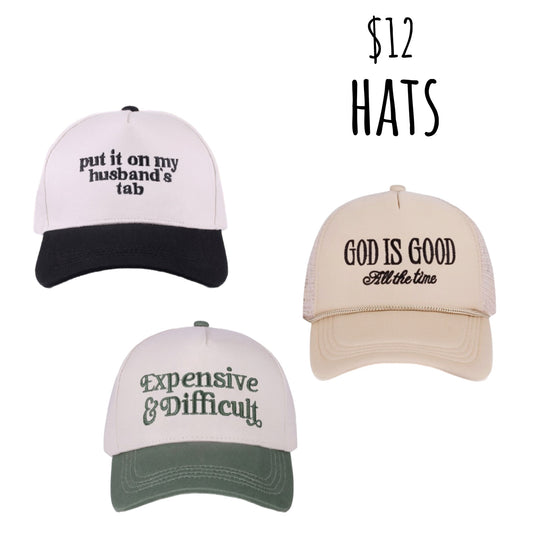 Ball Caps with sayings