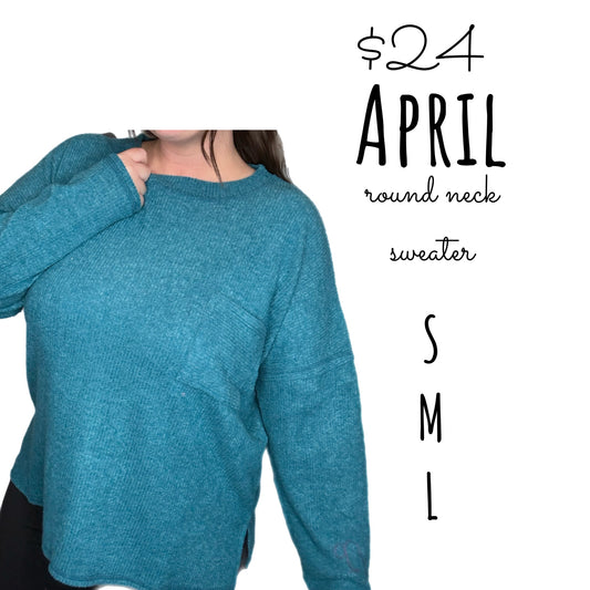 April Round Neck Sweater