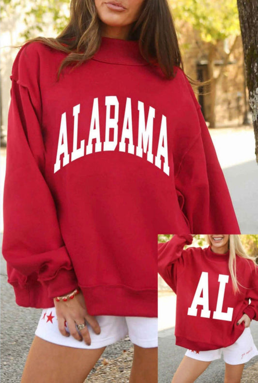 ALABAMA Reversible Oversized Sweatshirt