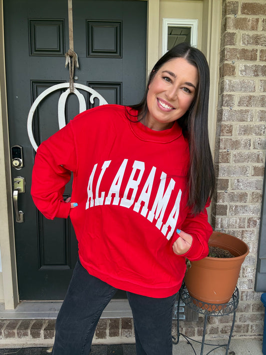 ALABAMA Reversible Oversized Sweatshirt