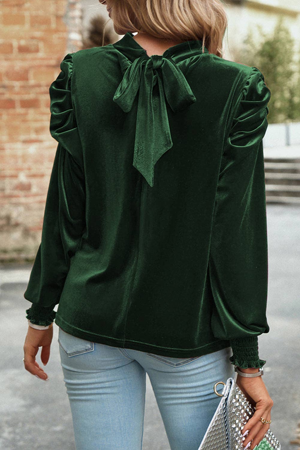 Christi Velvet Blouse