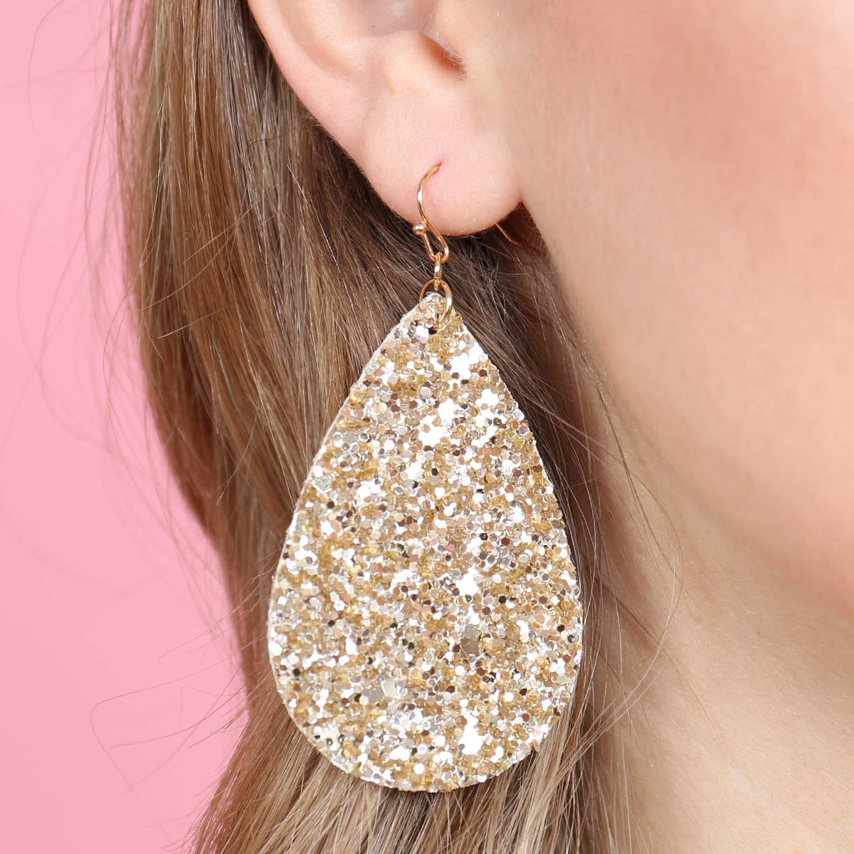Sequin Teardrop Earrings