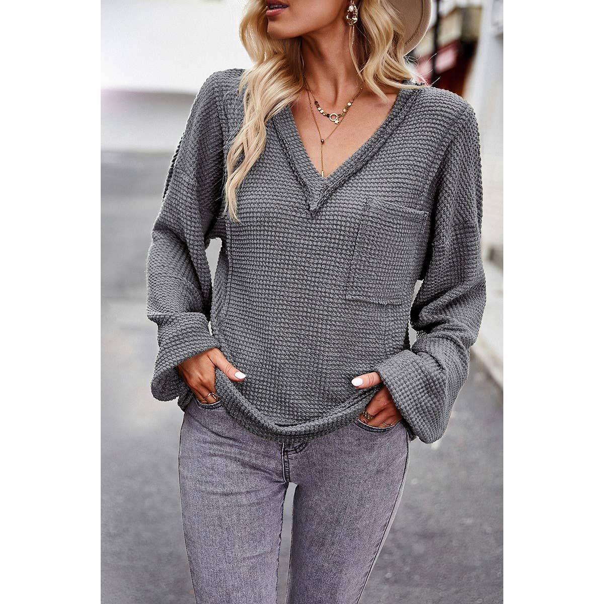 Vicki Batwing Sleeve Pullover