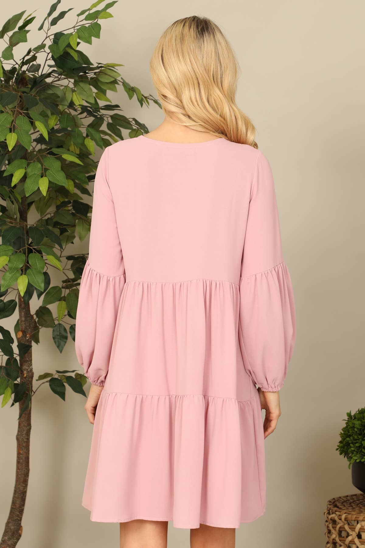Brandy Babydoll Tiered Dress