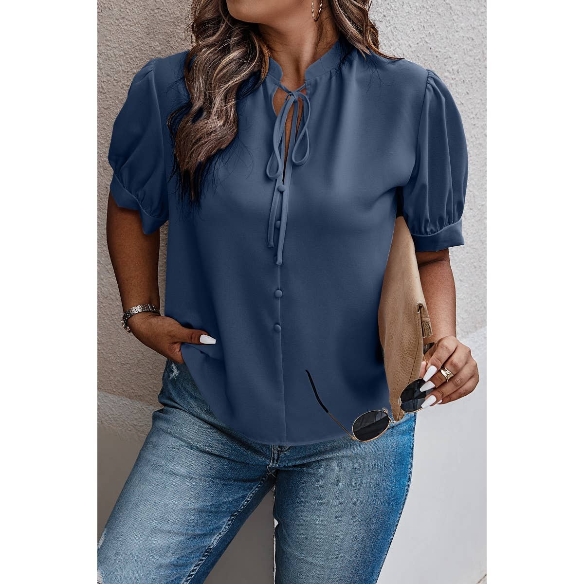Tracy Button Top