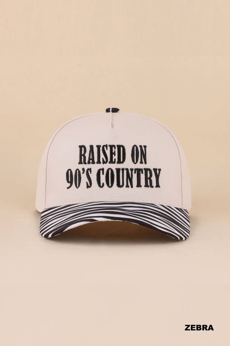Raised On 90's Country Two Tone Snapback Hat