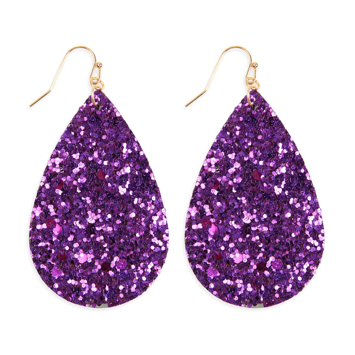 Sequin Teardrop Earrings