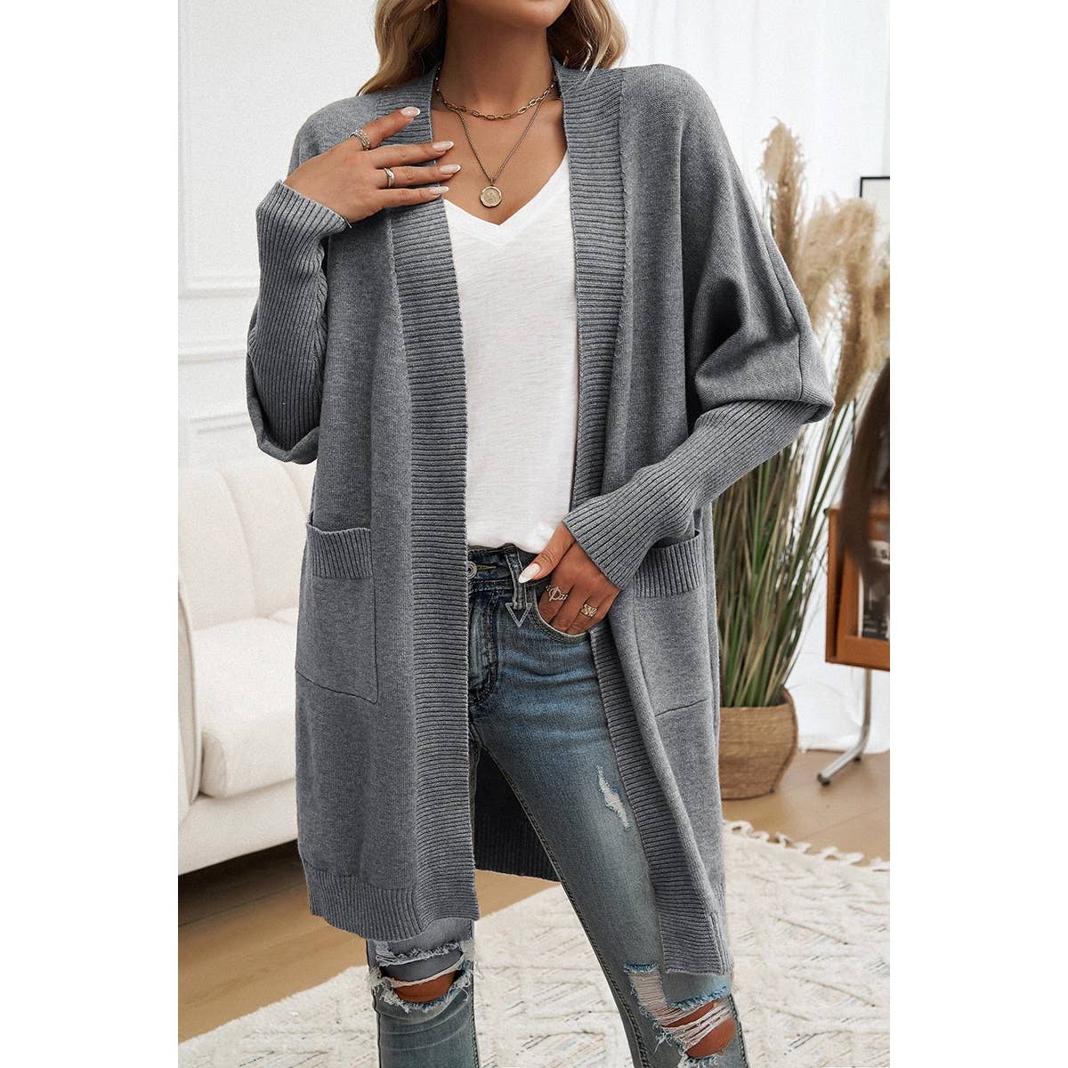 Hannah Bishop Sleeves Pockets Cardigan