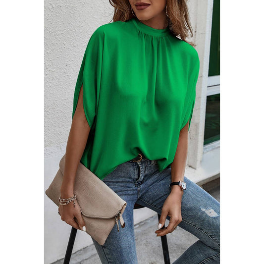 Taylor Cape Short Sleeve Loose Top