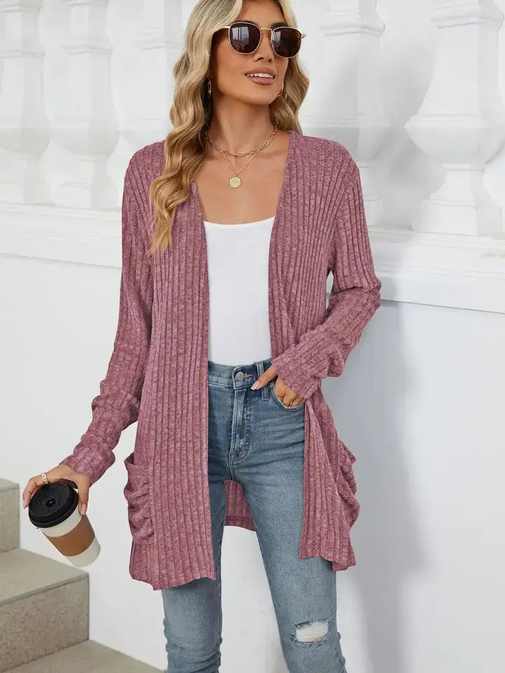 Megan Open Front Cardigan