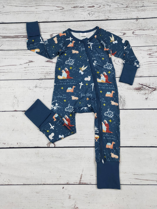 Joy To The World Baby Christmas Sleeper