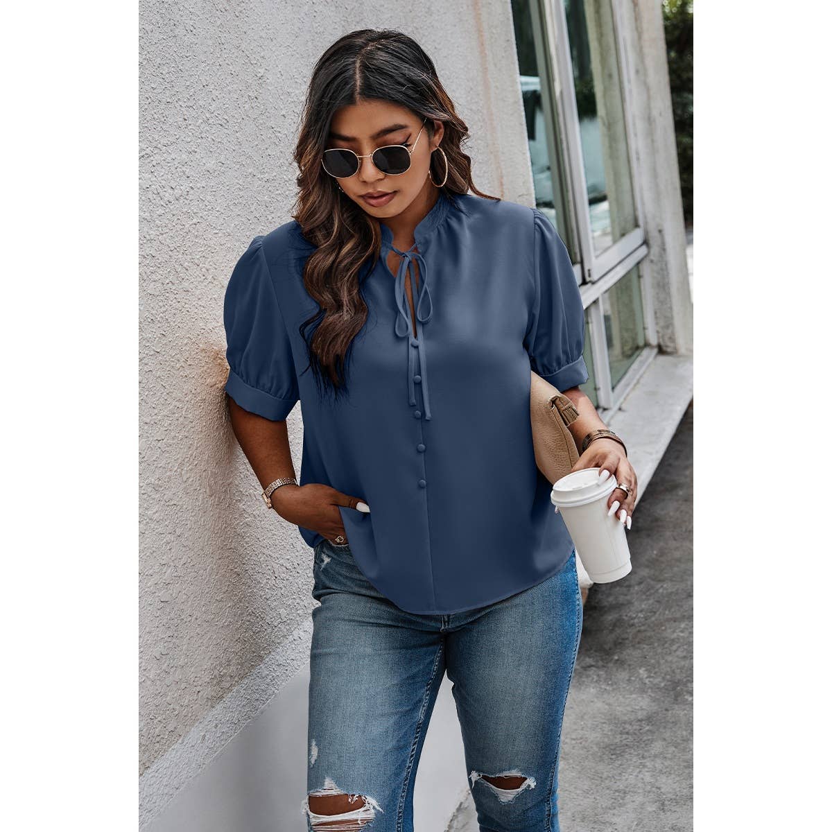 Tracy Button Top