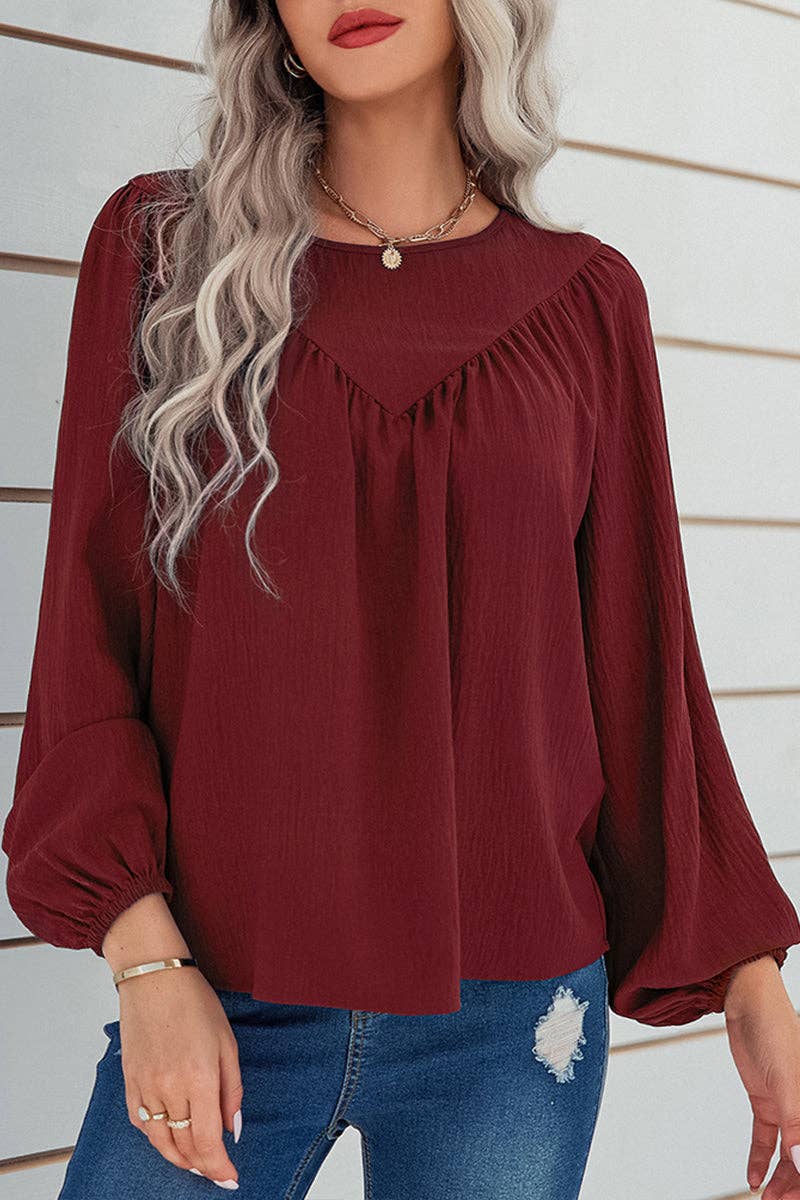 Linda Lantern Sleeve Shirt